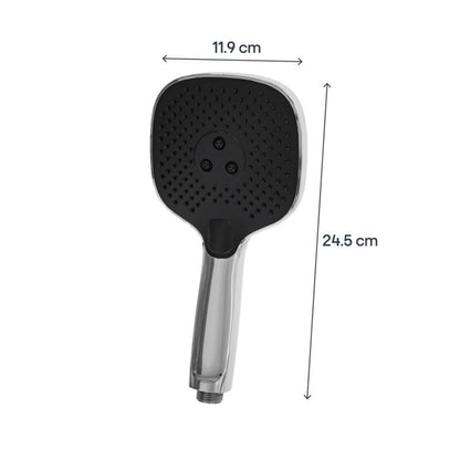 Brusehoved Kentia 3-Funktion Krom 24,4x11,9 cm