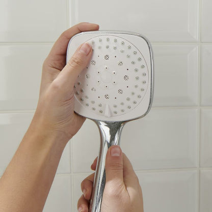 GoodHome Teesta 3-funktions bruserhoved i krom og hvid