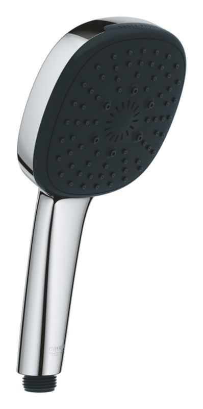 Brusebatteri 3-Funktion 110 mm Kvadratisk Krom