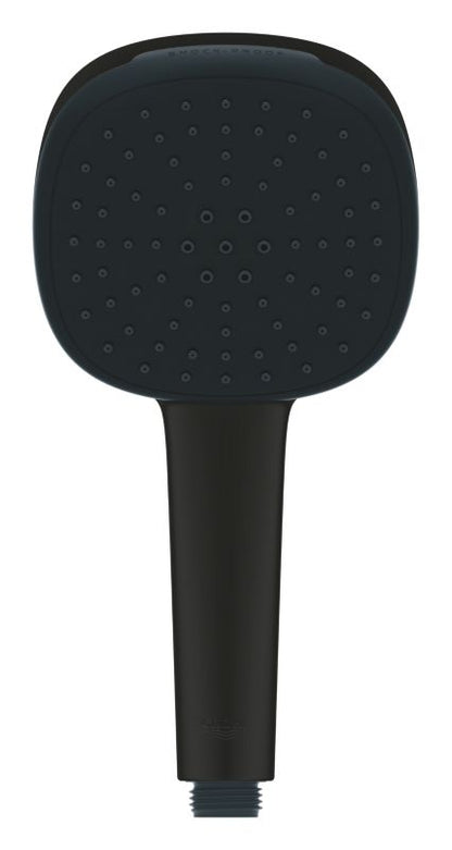 Brusehoved 2-Funktion Sort 20 cm 4067393016571