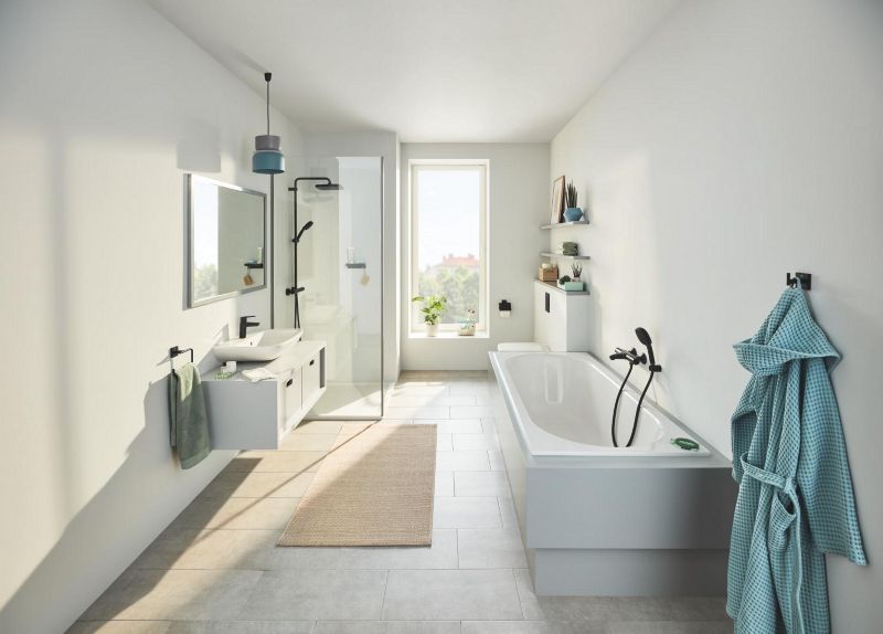 Grohe Vitalio Comfort 110 2-funktions sort bruserhoved