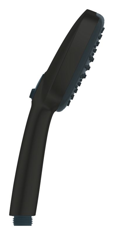 Brusehoved 2-Funktion Sort 20 cm 4067393016571