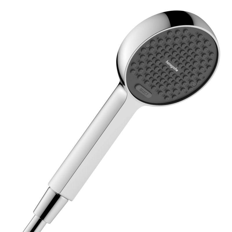 Brusehoved 2-Jet Vandboost 9,4 cm Krom Rundt
