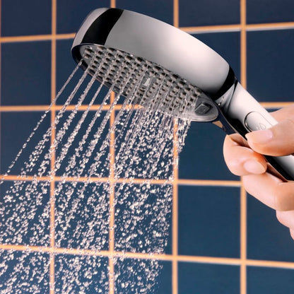 Brusehoved 2-Jet Vandboost 9,4 cm Krom Rundt