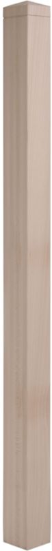 Bøgestolpe Kornik 1150 x 75 x 75 mm mønster nr. 14