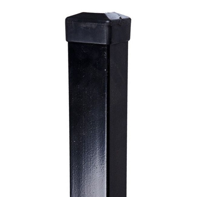 Stolpe 5 x 5 x 200 cm galvaniseret og malet