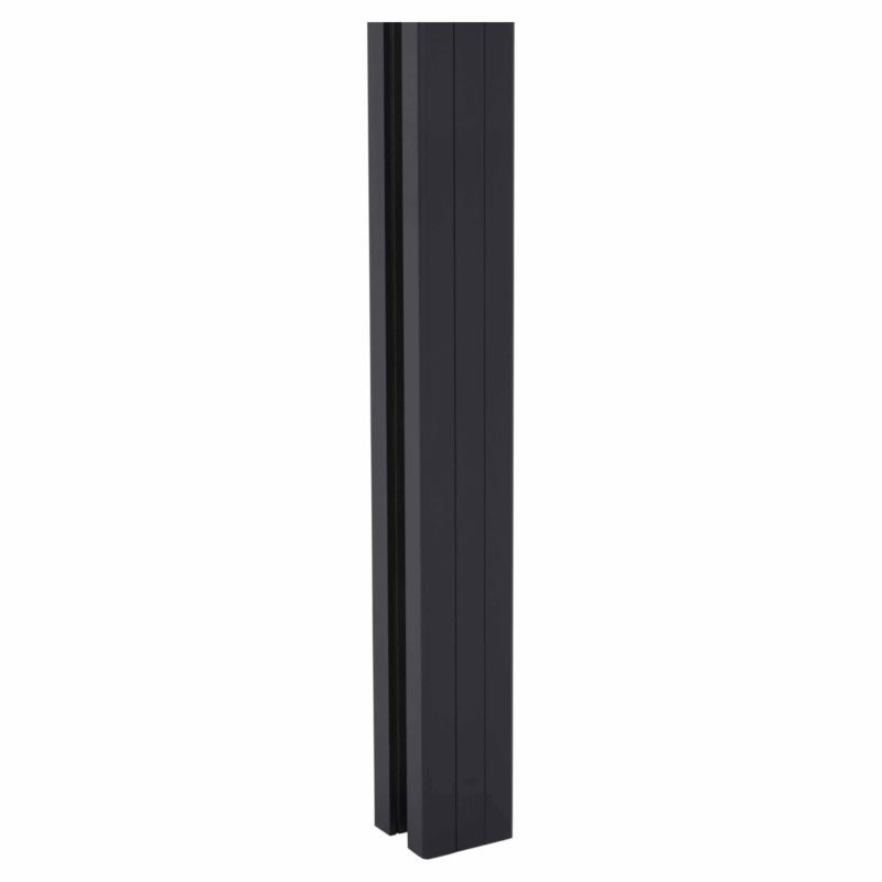 Aluminiumsstolpe Blooma Neva 7 x 7 x 240 cm grå