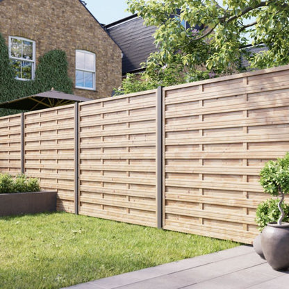 Aluminiumsstolpe Blooma Neva 7 x 7 x 240 cm grå