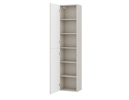 Højskab 40x26x176 cm Hvid Perlemor med Push-to-Open