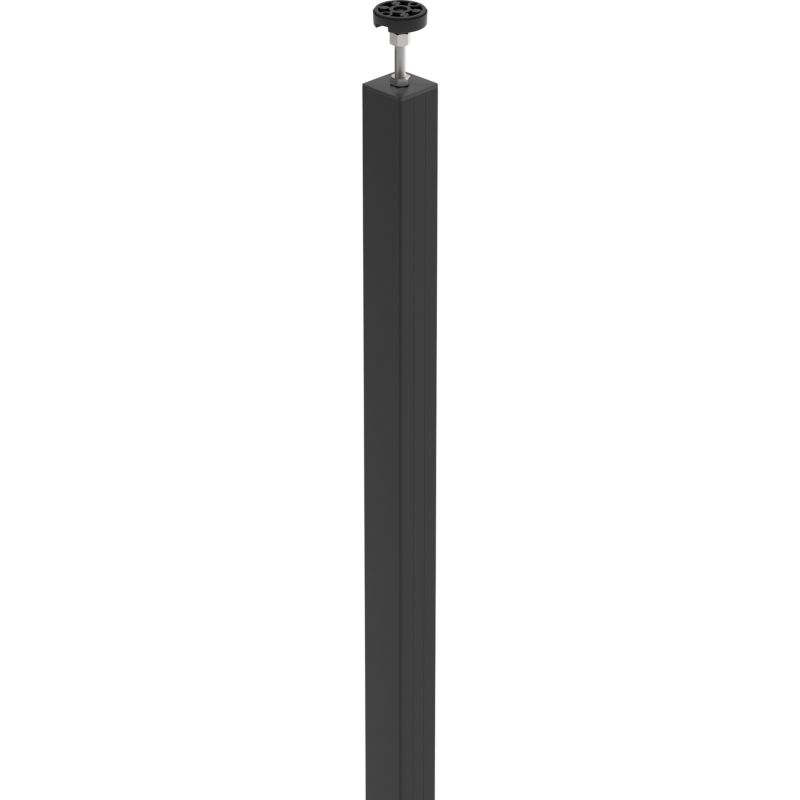 GoodHome Alara stolpe 225 cm mat-sort industrial