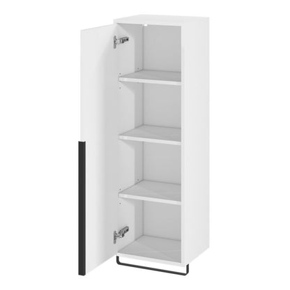 GoodHome Maza højskab 115 x 36 x 30 cm hvid