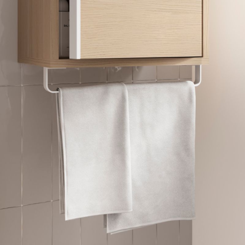 GoodHome Maza badeværelsesskab 115 x 36 x 30 cm i egetræ