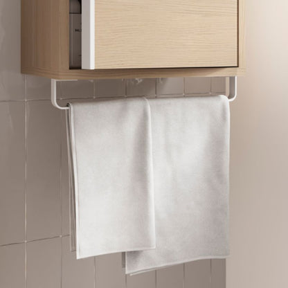 GoodHome Maza badeværelsesskab 115 x 36 x 30 cm i egetræ
