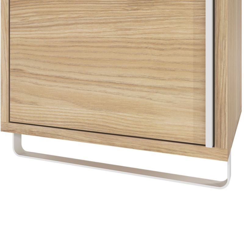 GoodHome Maza badeværelsesskab 115 x 36 x 30 cm i egetræ