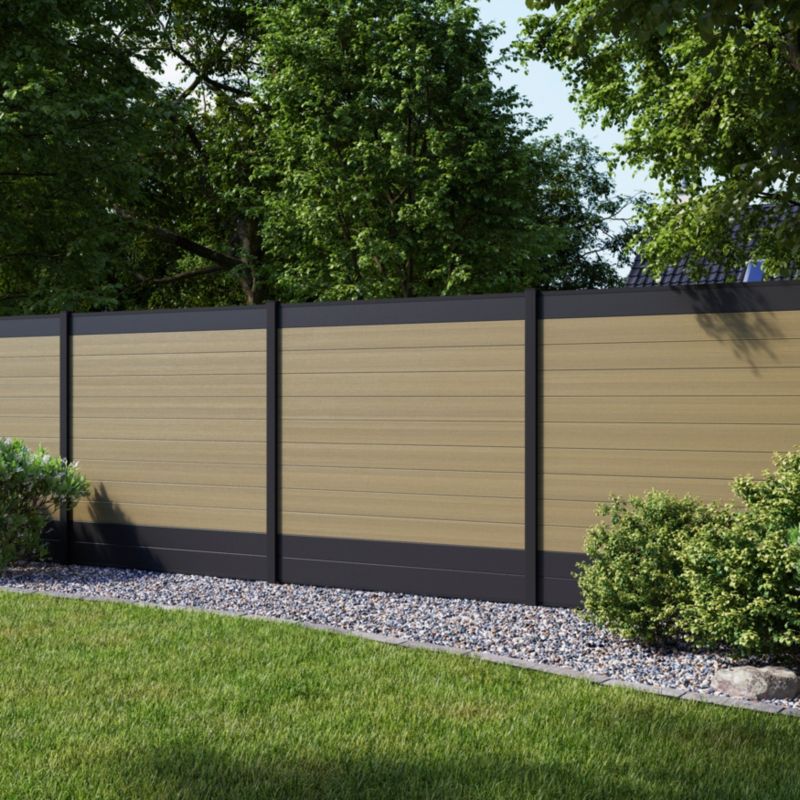 GoodHome Neva aluminiumsstolpe 183 cm antracit