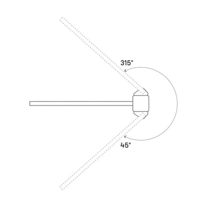 GoodHome Neva hjørnestolpe 7 x 7,5 x 4,38 cm