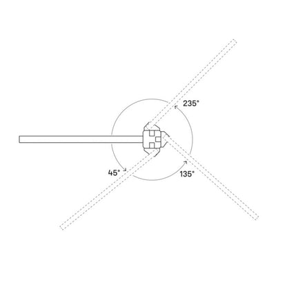 GoodHome Neva hjørnestolpe 7 x 7,5 x 4,38 cm