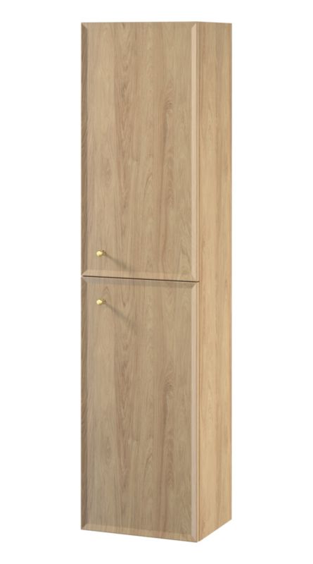 Badeværelsesskab Mille 40x30x160 cm Eg
