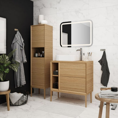 GoodHome Avela badeværelsesskab 40 cm i træ
