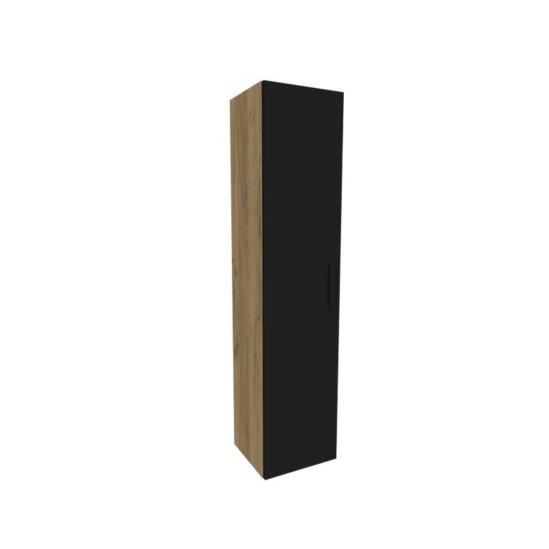 Badeværelsesskab Preto 30 cm sort eg