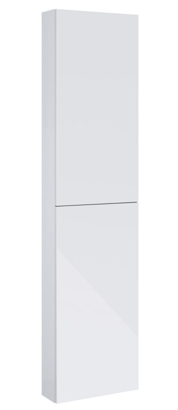 Badeværelsesskab Style 41,6 x 14,6 x 170 cm Hvid Højglans | 8445662022038