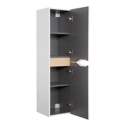 Badeværelsesskab Tolima 30x30x120 cm Hvid | 5063022736192