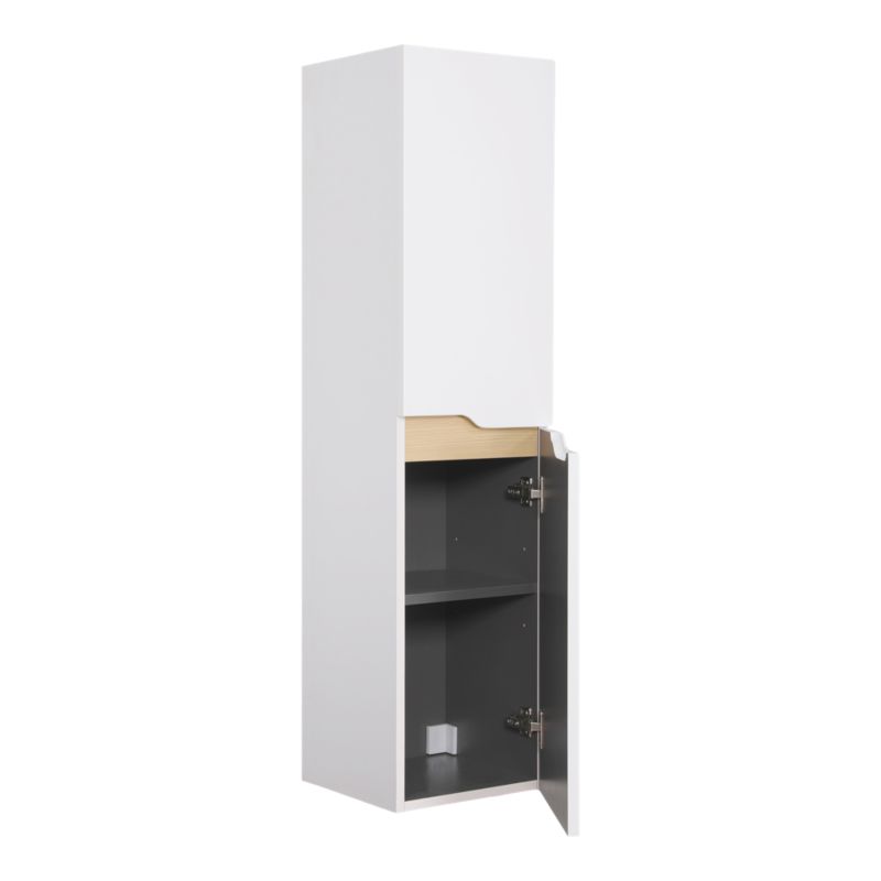 Badeværelsesskab Tolima 30x30x120 cm Hvid | 5063022736192
