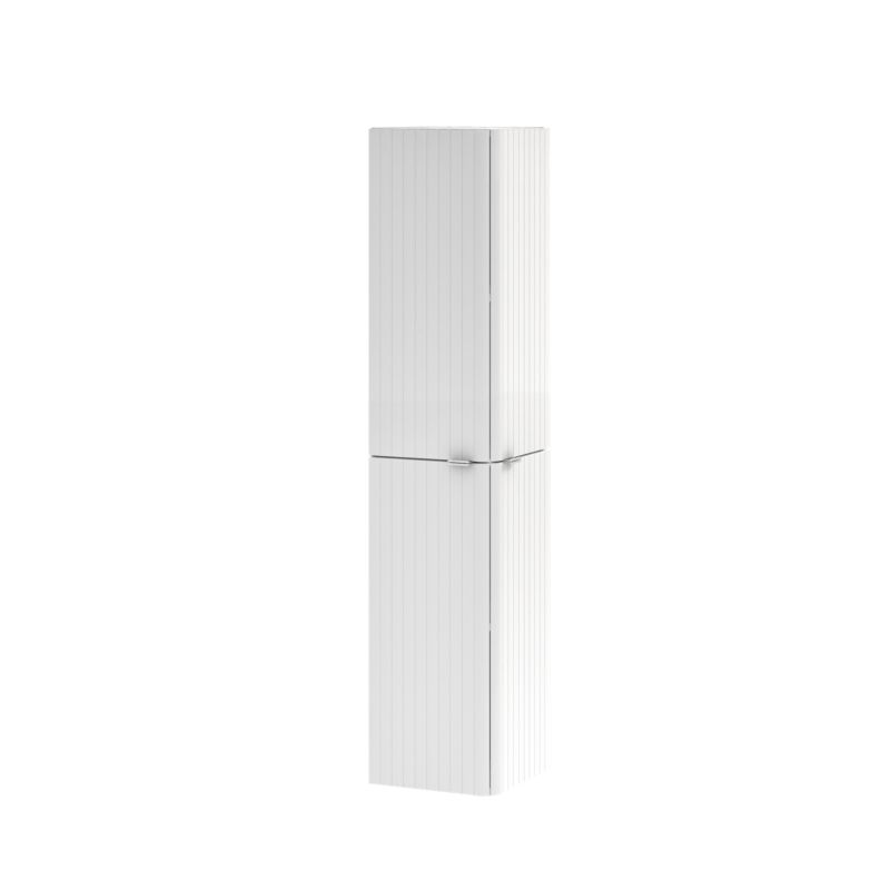 Hjørneskab Listrado 30x30x140 cm Hvid