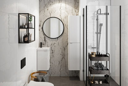 Hjørneskab Mirano Listrado 30 cm hvid