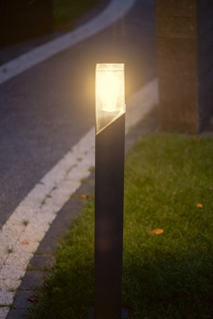Søjle Laven 1xE27 IP44 50 cm Grå