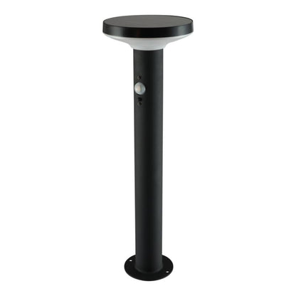 Sollampe Cowhorn 16x16x5 cm Sort med Bevægelsessensor