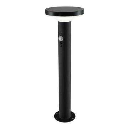Sollampe Cowhorn 16x5 cm Sort med Bevægelsessensor