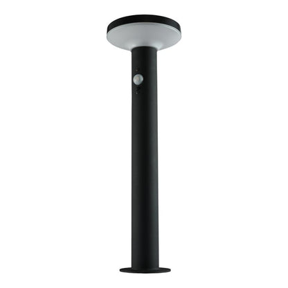 Sollampe Cowhorn 16x5 cm Sort med Bevægelsessensor