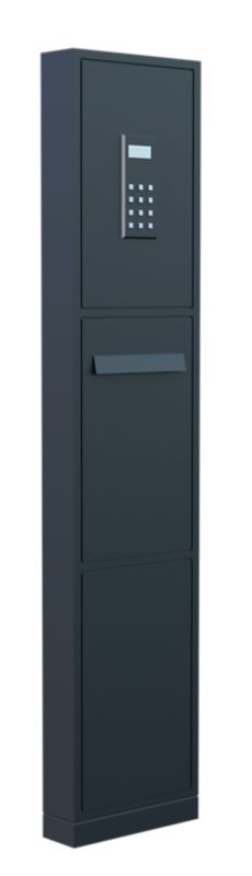 Multifunktionel havehejsstolpe 10 x 33 x 155 cm RAL7016