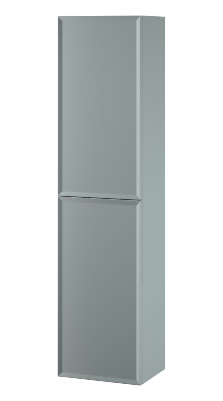 Hængende Badeværelsesskab Mille 40x160x34 cm Grøn Mat