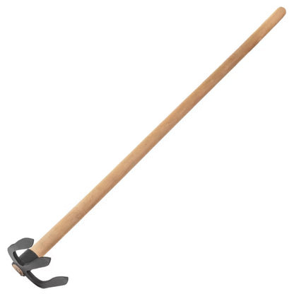 Smedet Hakke 3-Tand 114 cm Stål med Skaft