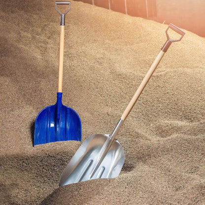 Sneskovl 130 cm med D-Håndtag Plastik