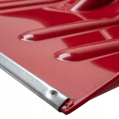 Sneskovl 45x130 cm med Metalskær Rød