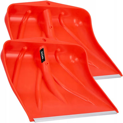 Sneskovl 46,5x44,5 cm Orange Uden Skaft
