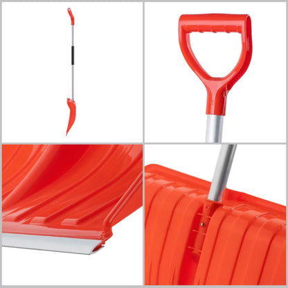 Sneskovl 50x138 cm Orange Aluminium