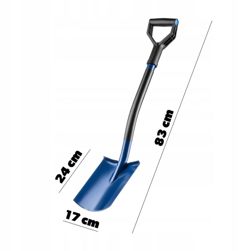 Sneskovl Foldespade 83 cm Sort