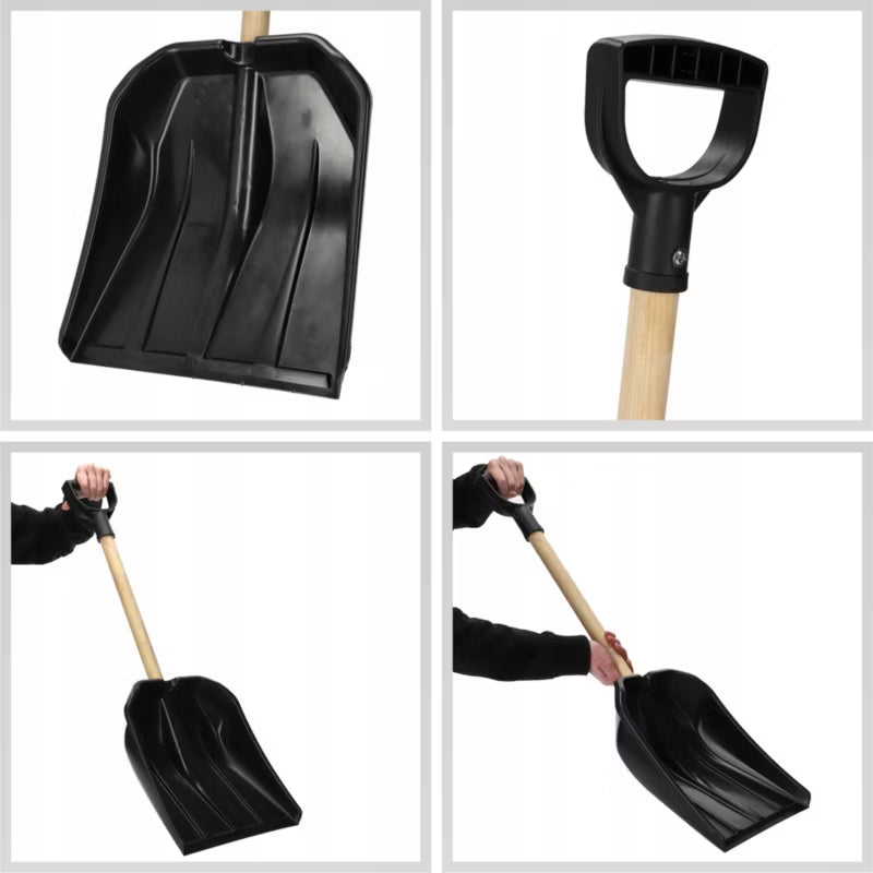 Sneskovl til Bil 30x81 cm Sort