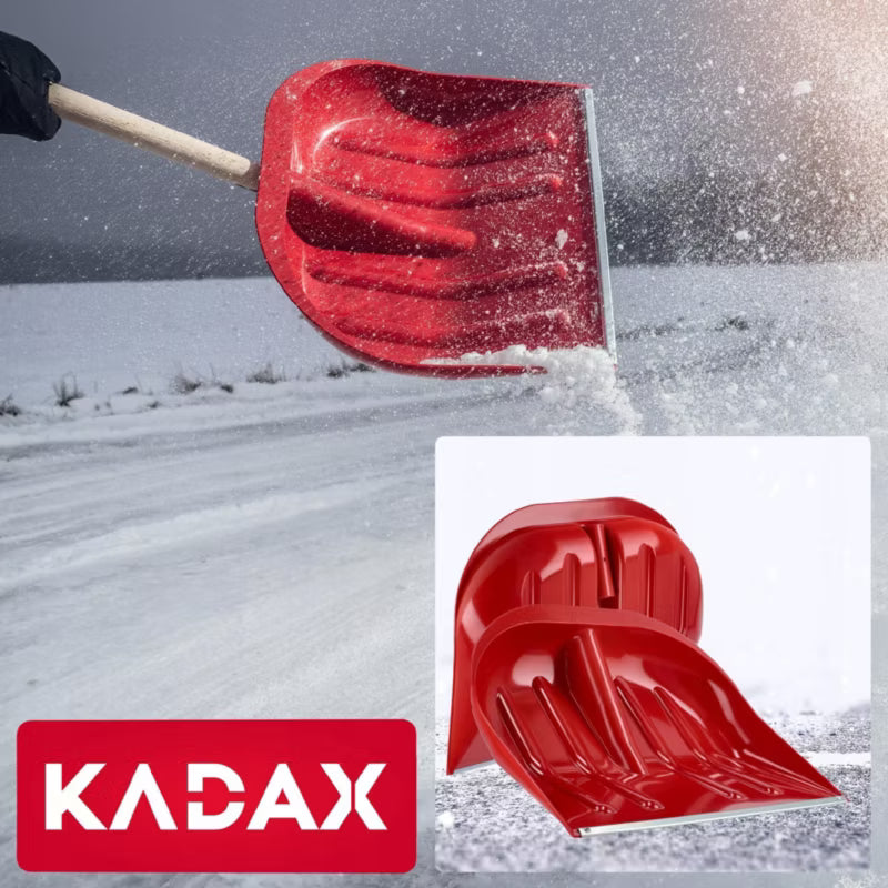 Sneskovl Uden Skaft 44,5x38,5 cm Rød