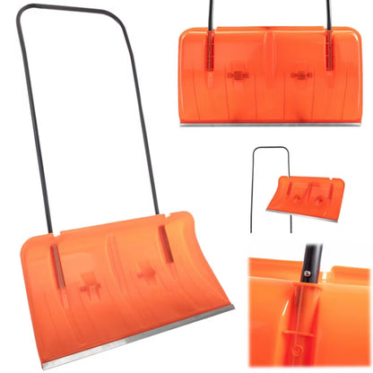 Sneskraber Harbo 80 cm med Hjul Orange