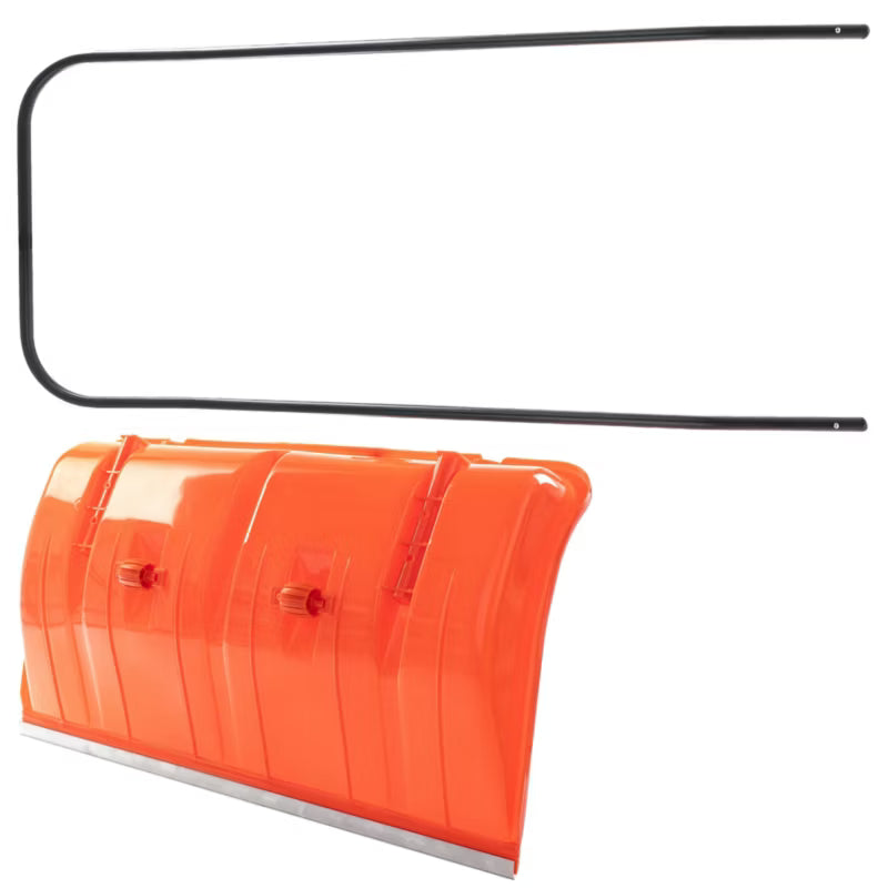 Sneskraber Harbo 80 cm med Hjul Orange