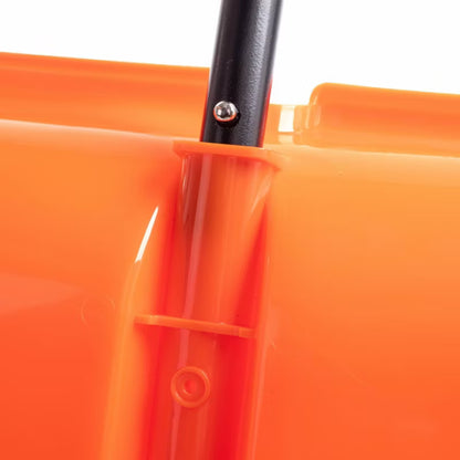 Sneskraber Harbo 80 cm med Hjul Orange