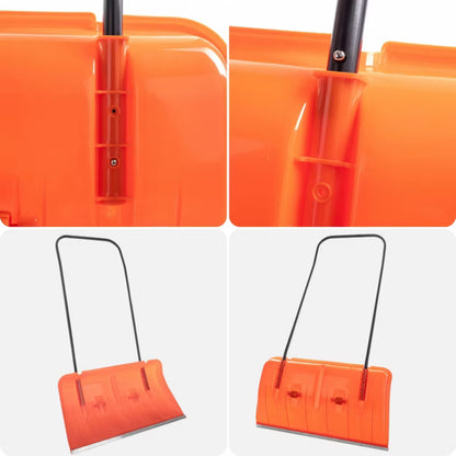 Sneskraber Harbo 80 cm med Hjul Orange