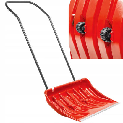 Sneskraber på Hjul 82 cm Orange