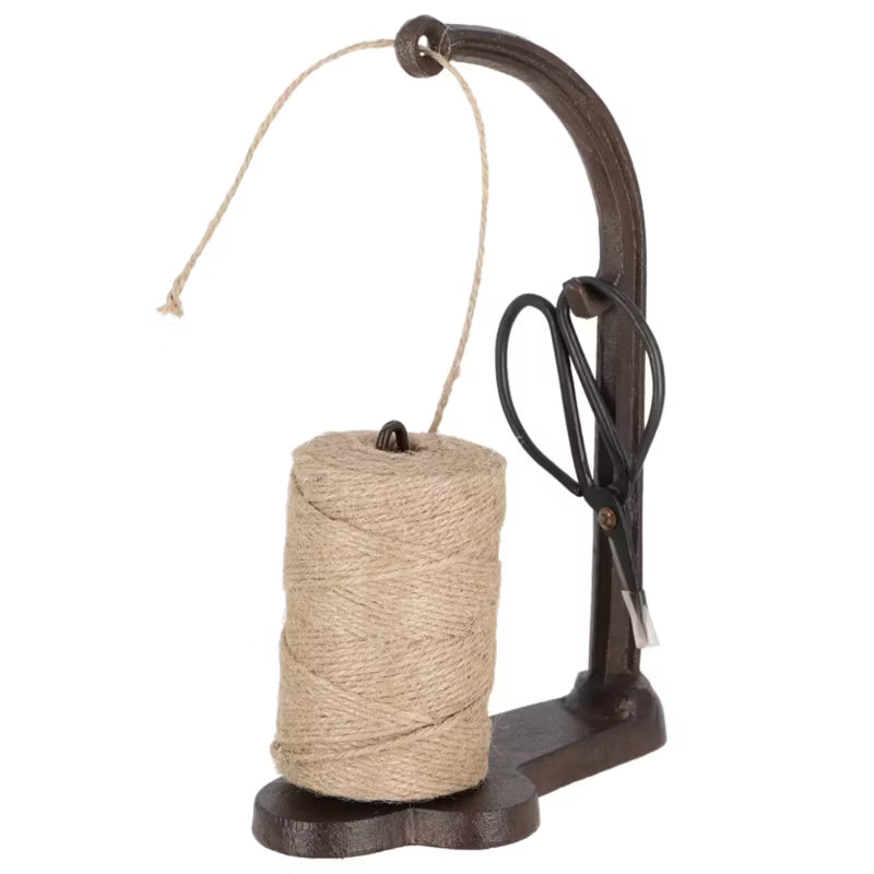 Snorholder med Saks 25x16,6 cm Brun Støbejern