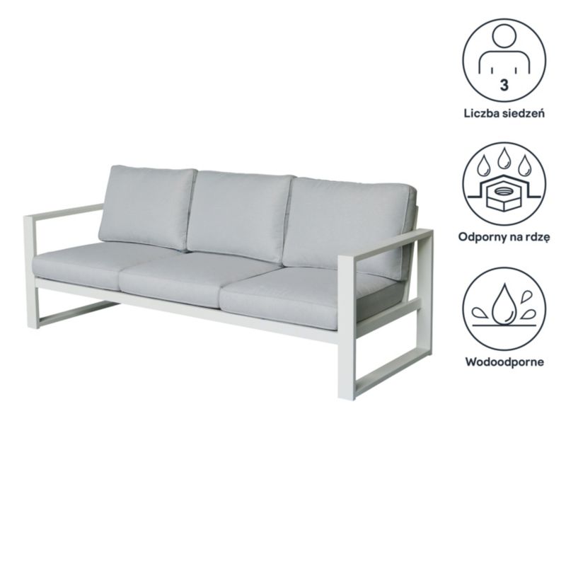 GoodHome Skandili sofa – elegant og funktionel til moderne udendørsrum